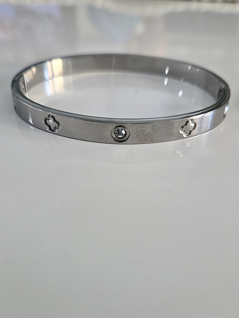 Silver-Tone Bangle Bracelet Set